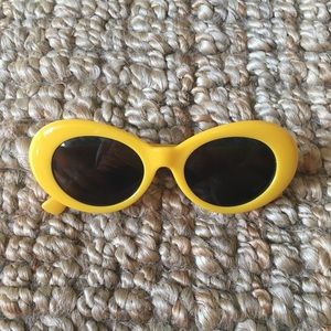 Yellow sunglasses